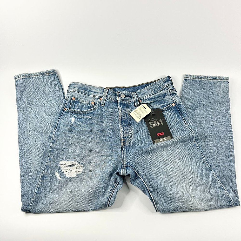 Levis Premium 501 Skinny Women Jeans 29 x 28 NWT - Picture 1 of 9